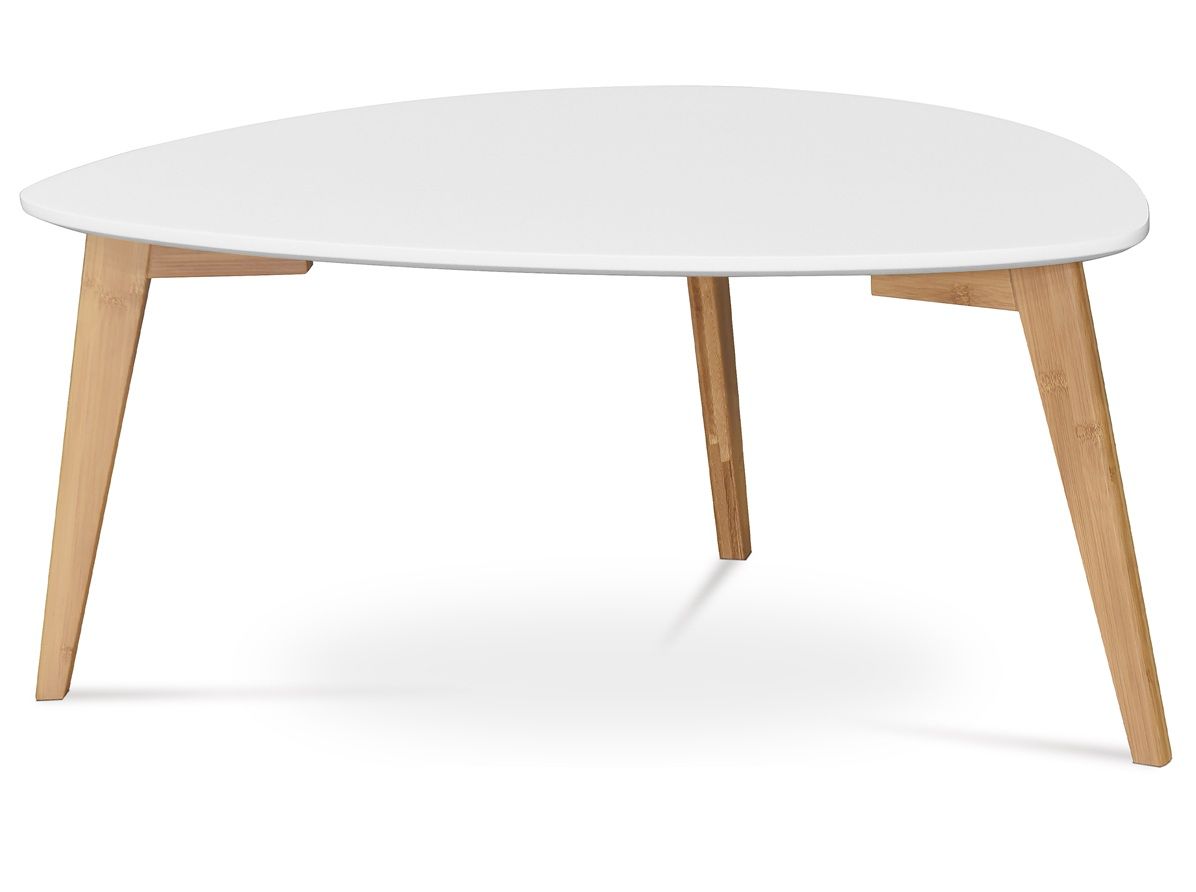 Autronic Zouk AF-1182WT Konferenční stolek 85x48 cm, bílá