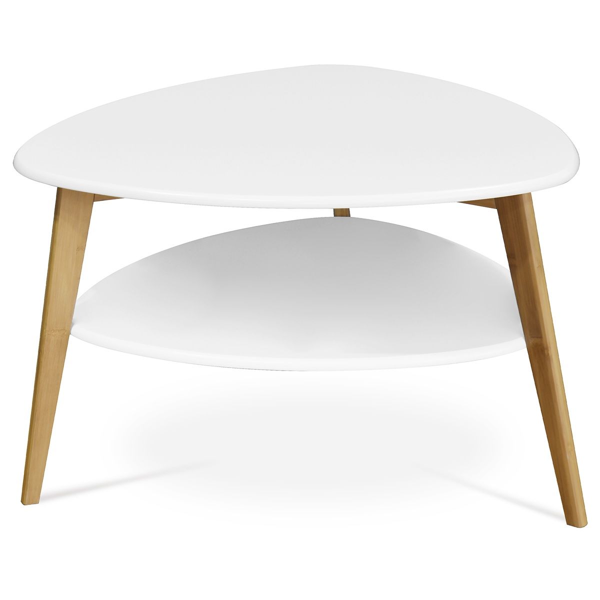 Autronic Zouk AF-1192WT Konferenční stůl 78x78cm, bílá