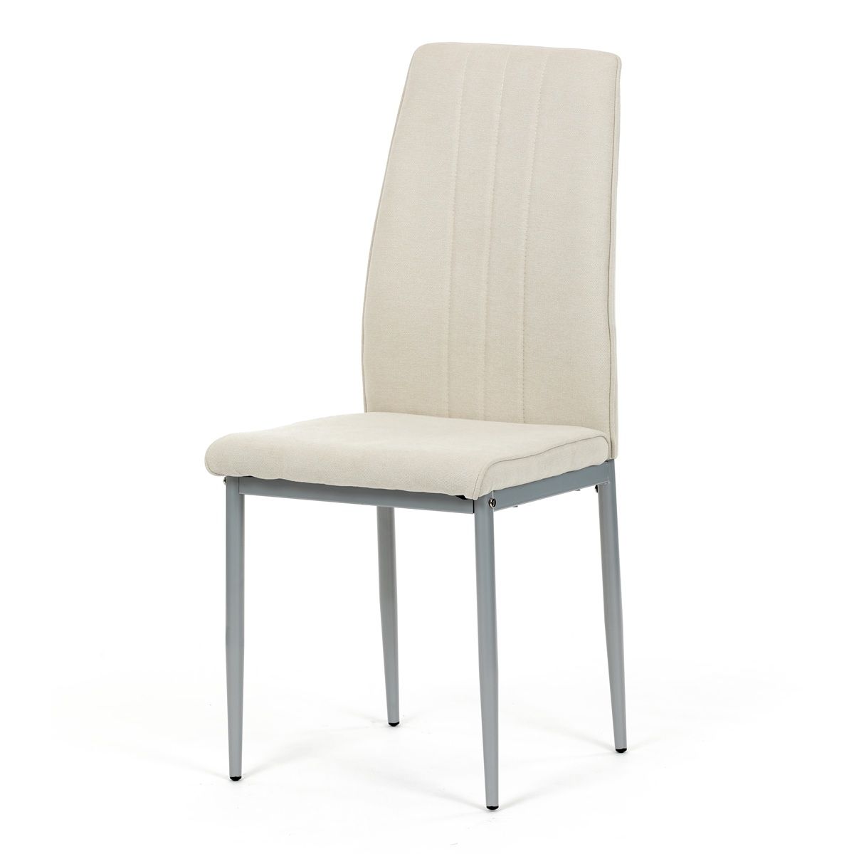 Autronic Partitura DCL-379CRM2 Jedálenská stolička, hladká látka, krémová