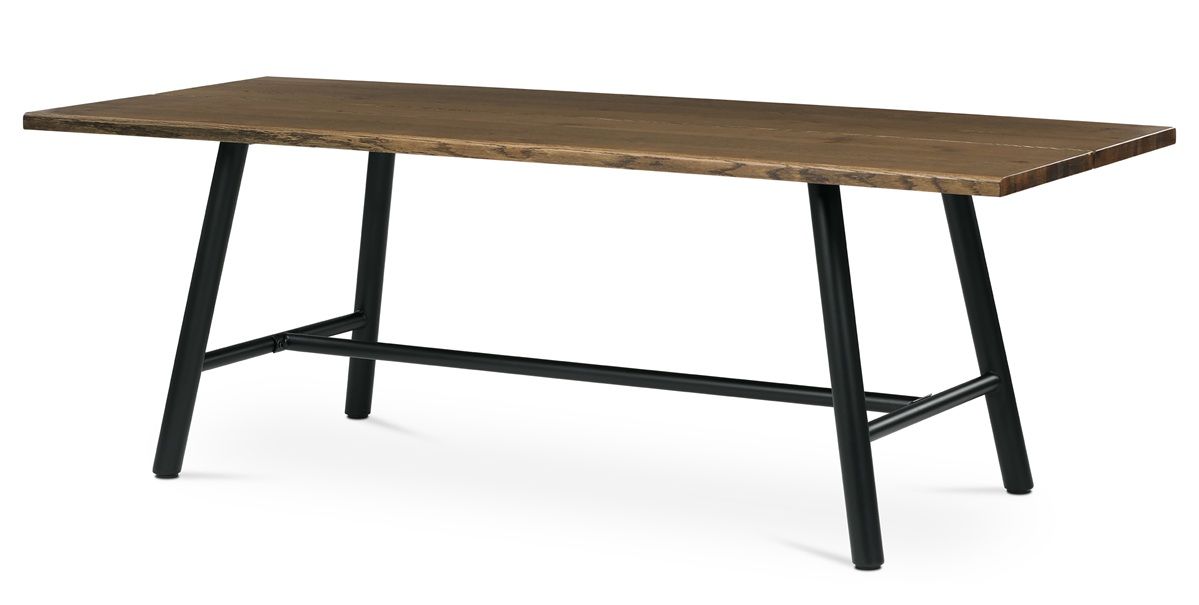Autronic Fado HT-T1822 WAL Jídelní stůl 220x90cm, masiv, ořech