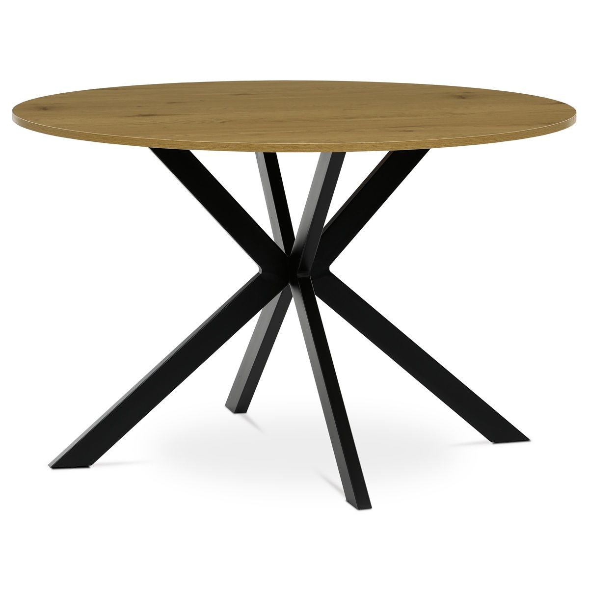 Autronic Twis HT-F4120OAK Okrúhly jedálenský stôl 120x120cm, divoký dub