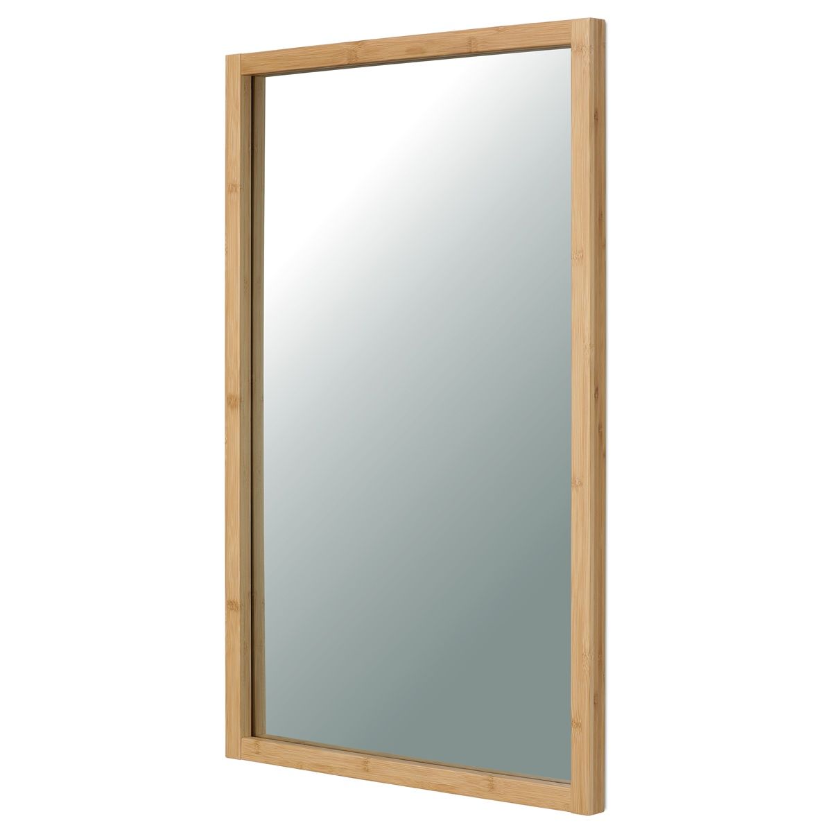 Autronic AZR-B044 NAT Nástenné zrkadlo, 90x60 cm, prírodný bambus