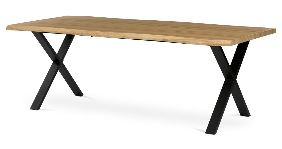Autronic Twist HT-F4321OAK Jídelní stůl 210x100 cm, divoký dub