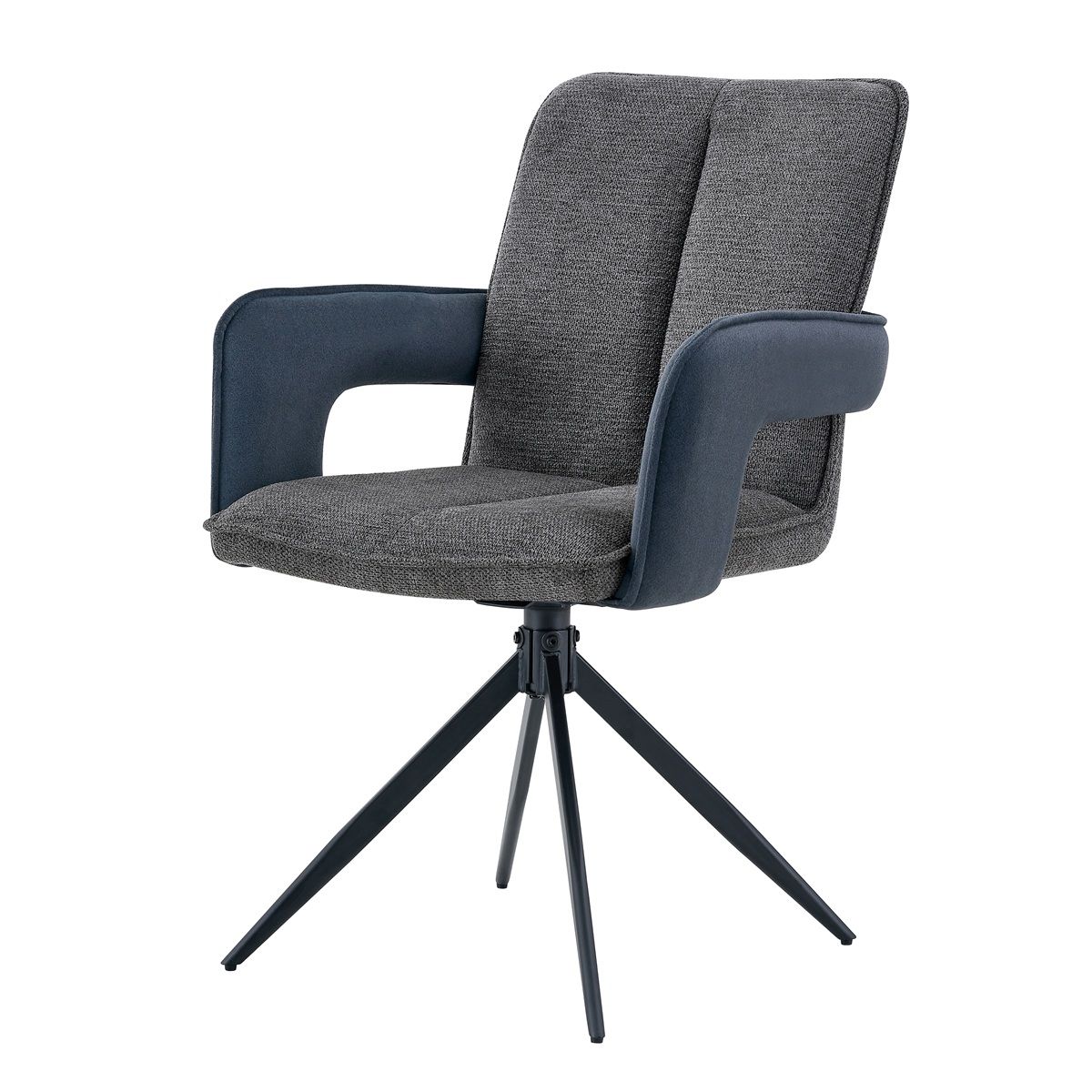 Autronic Blues DCH-F1146GREY2 Jídelní židle, hladká látka, šedá