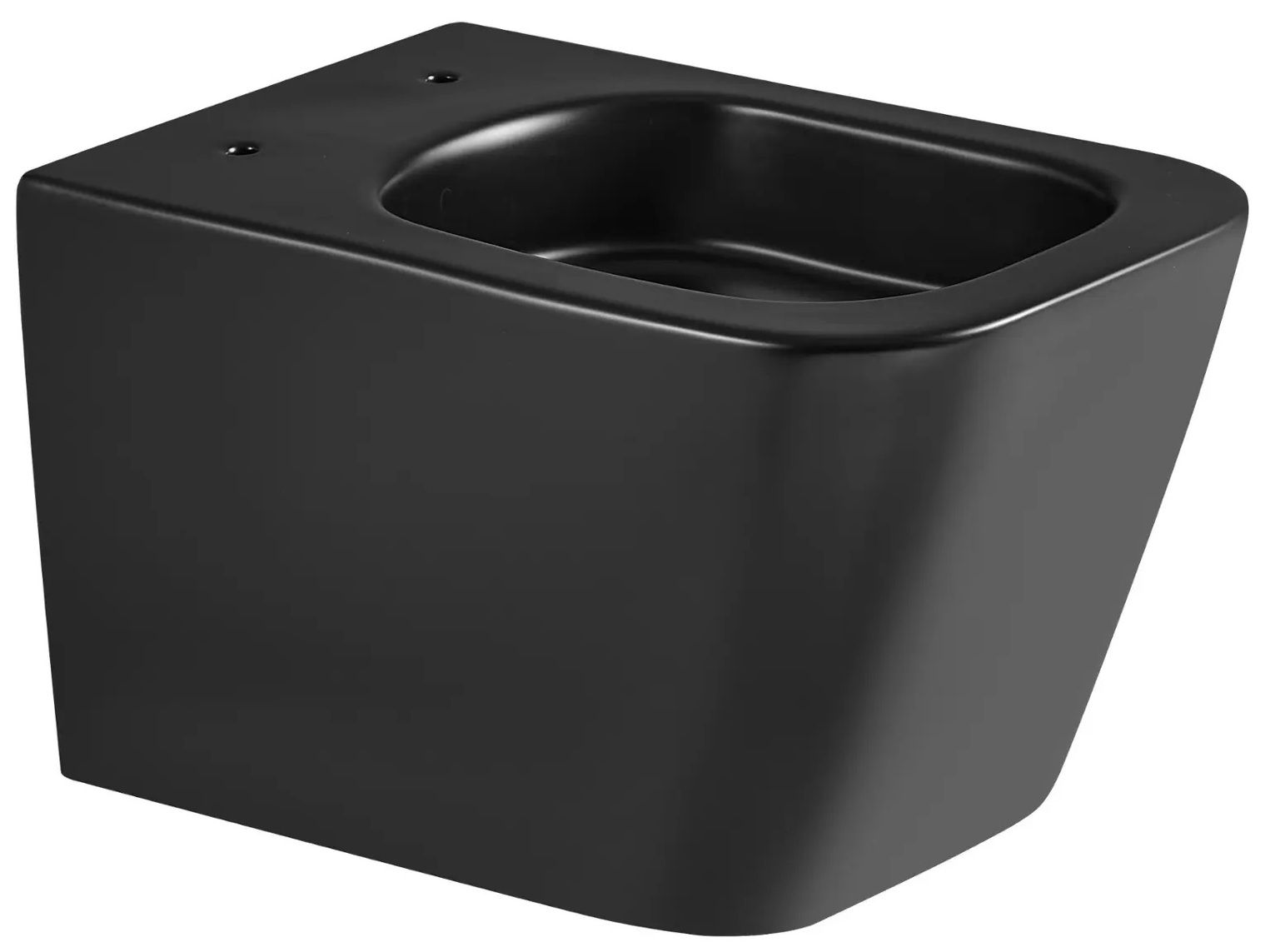 kielle Arkas I Závesné WC, Vortex Rimless+, matná čierna 30111014