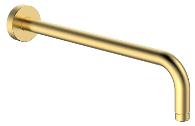 kielle Sprchové rameno 36 cm, kartáčovaná zlatá 20201026