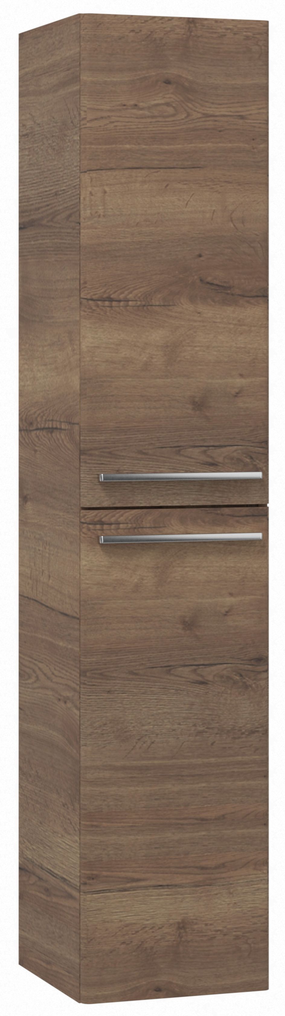 EBS Urban Vysoká skříňka 35x170cm L/P, dub halifax-madlo nerez URBANV35DHN