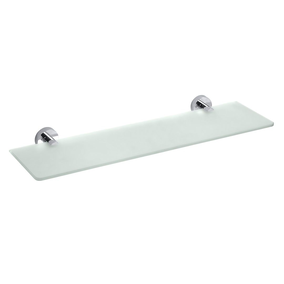 EBS Urban Round sklenená polica 60 cm, matné sklo