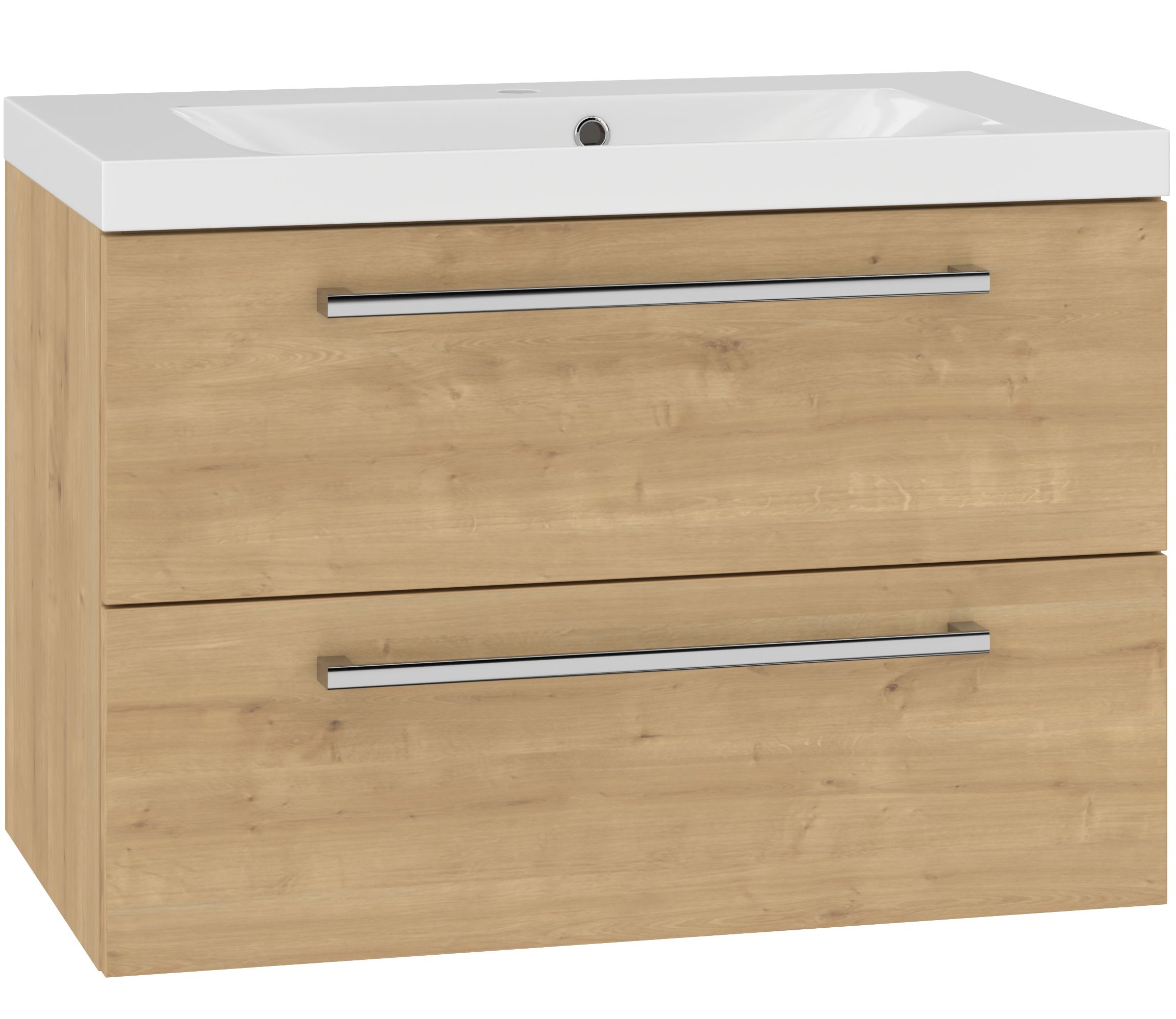 EBS Pure Skrinka s umývadlom 81 cm, dub Arlington