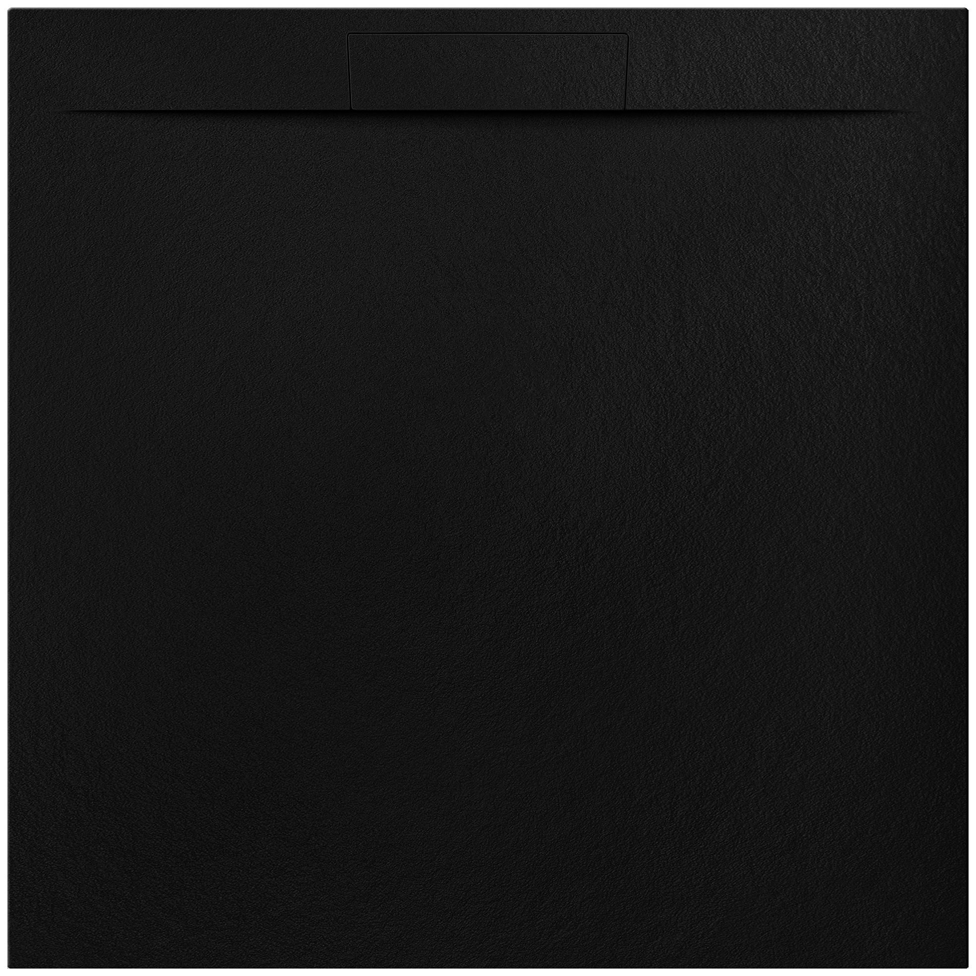 EBS Nilo Cast Sprchová vanička 100x100cm, negro