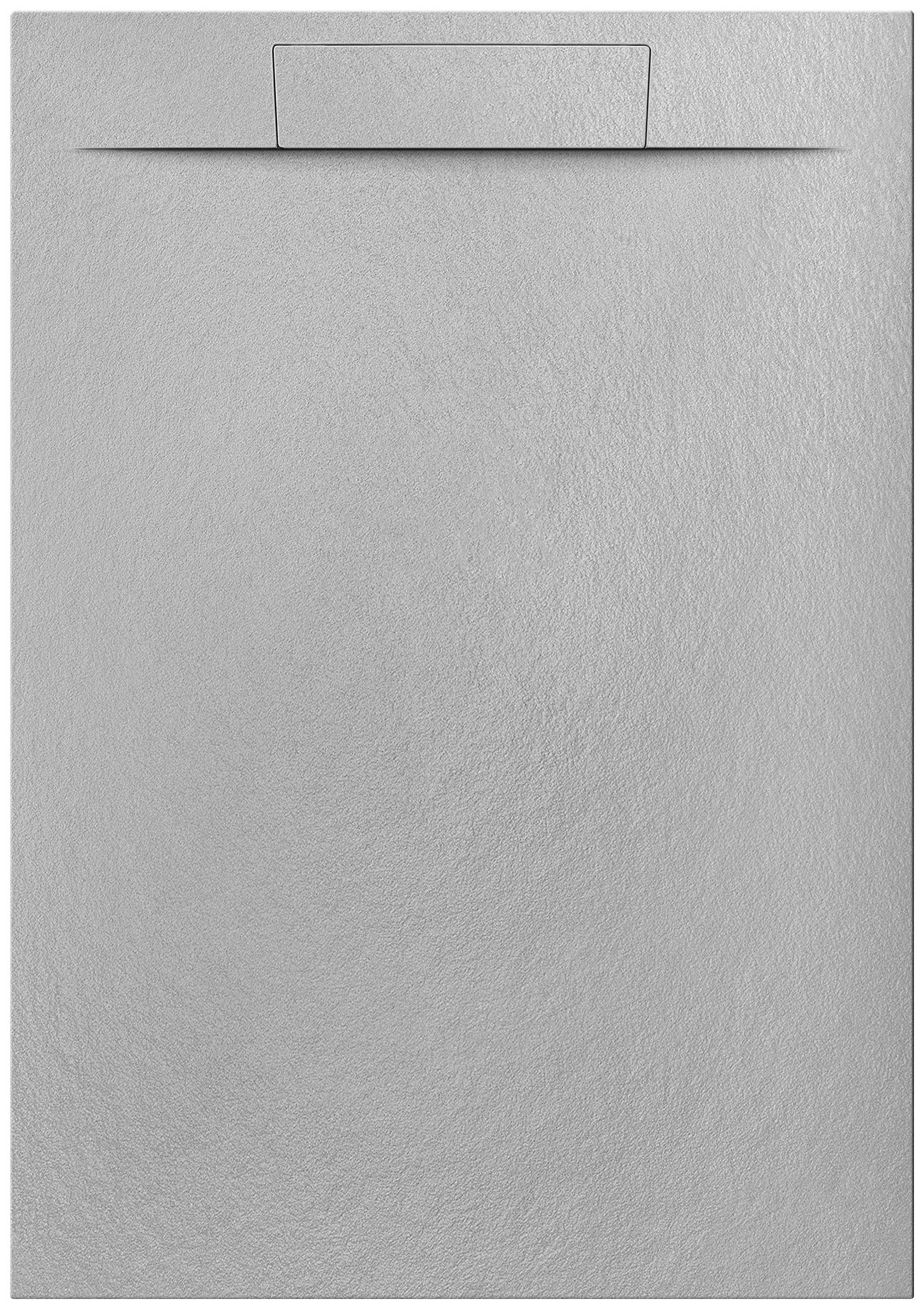 EBS Nilo Cast Sprchová vanička 100x70cm, gris claro