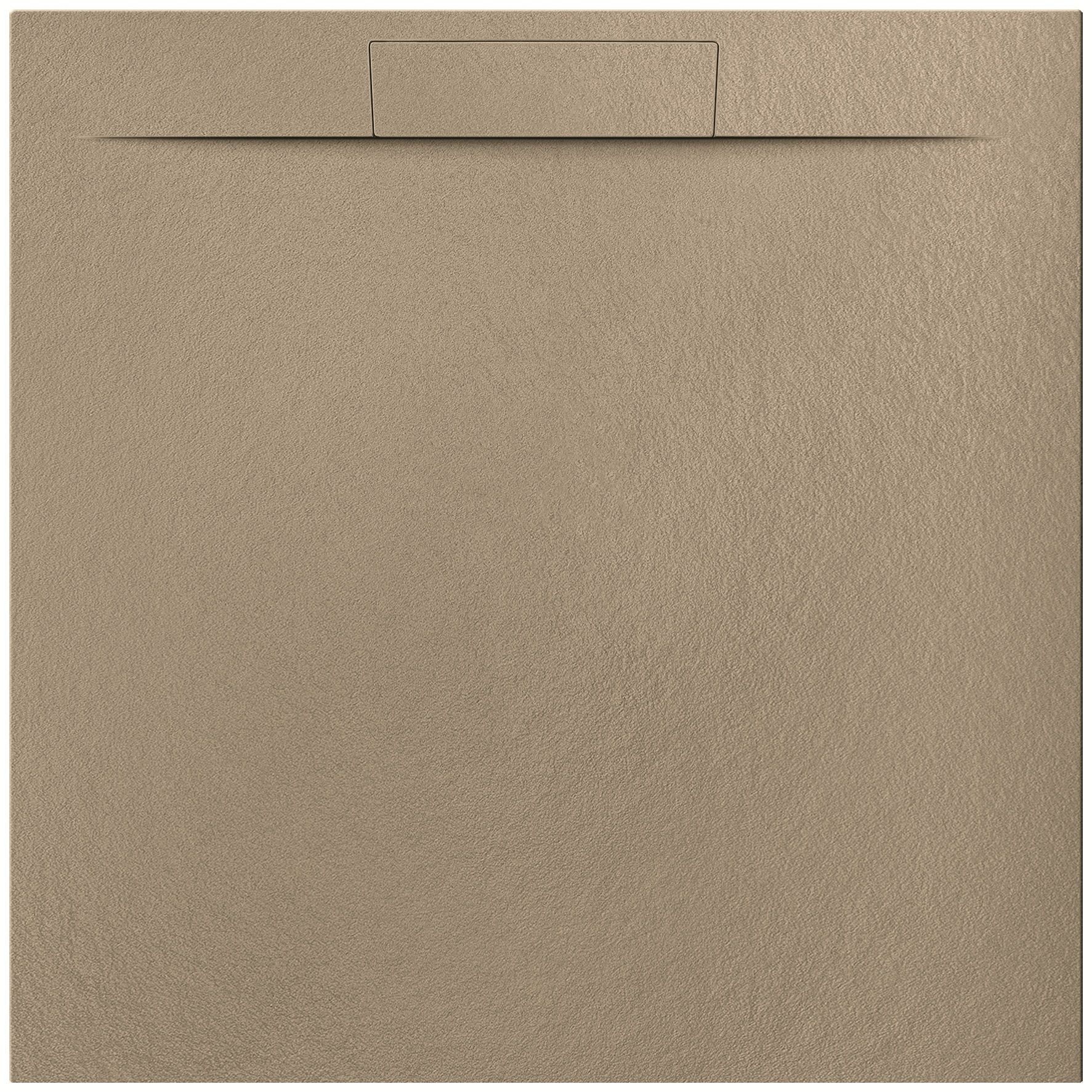 EBS Nilo Cast Sprchová vanička 90 x 90 cm, moka