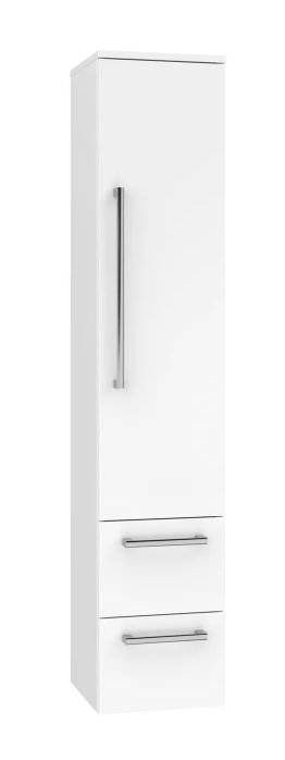 EBS Pure Vysoká skrinka 33 cm, biela, pravá PUREV33BP