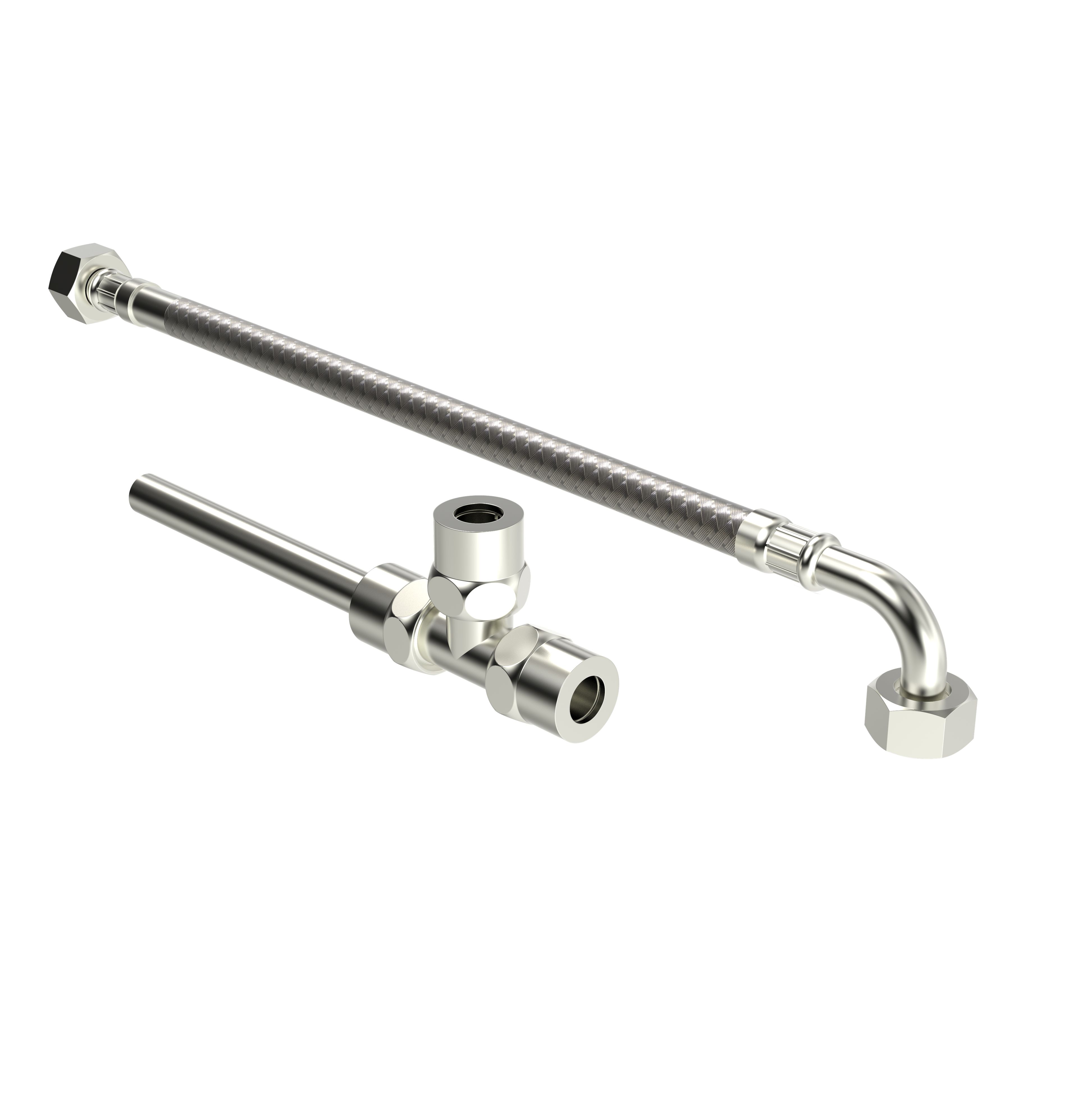 Hansa Minimat spojovacie hadice G3/8, chróm 66390200