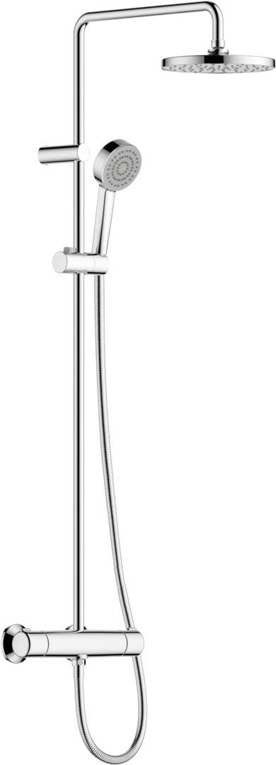 Základný sprchový systém Hansa s termostatickou batériou, chróm 55350110