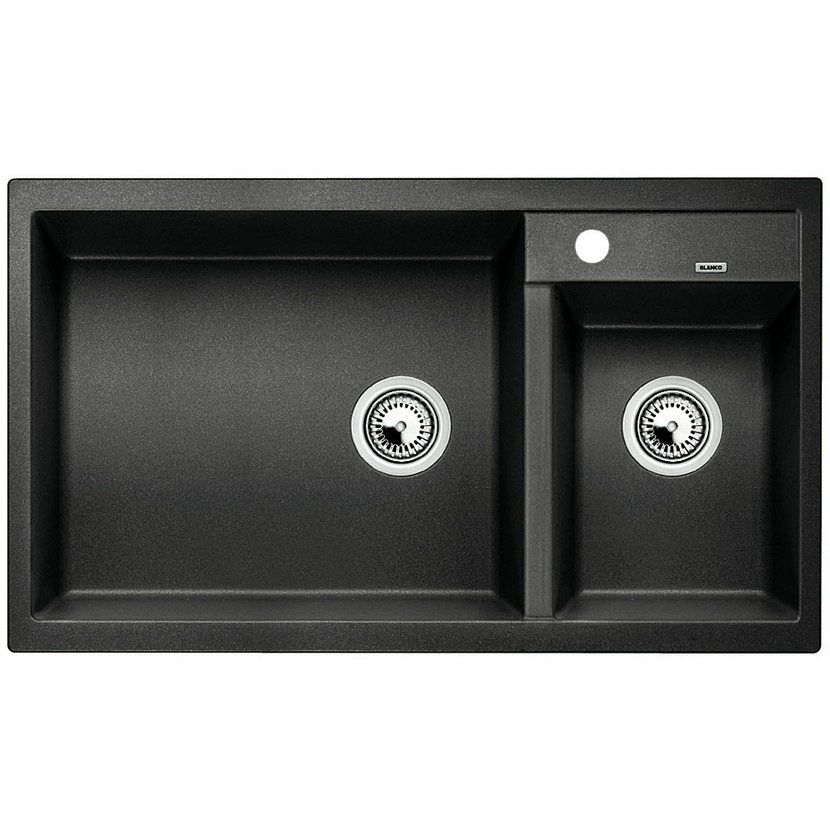 Blanco Metra 9 Granitový drez s vaničkou bez odkapávača, 86x50cm, antracit 513273
