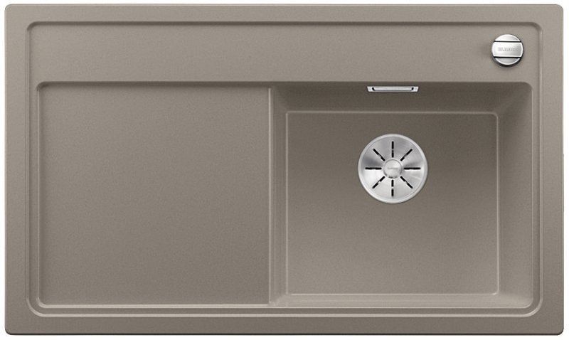 Blanco Zenar 45 S Granitový drez s odkapávačom vľavo, 86x51cm, tartufo 523796