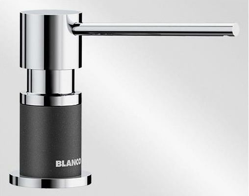 Blanco Lato 526177 Dávkovač pracieho prostriedku, čierny/chróm