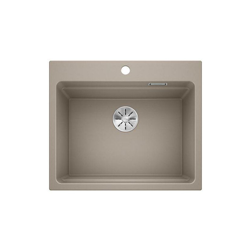 Blanko Etagon6 Granitový drez bez odkvapkávača, s vodidlami, 60x51cm, tartufo , 524546