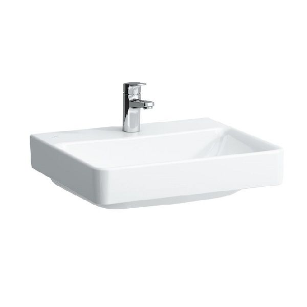 Laufen Pro S Umývadlo s výrezom 55 x 46,5 cm, LCC biela H8169624001561