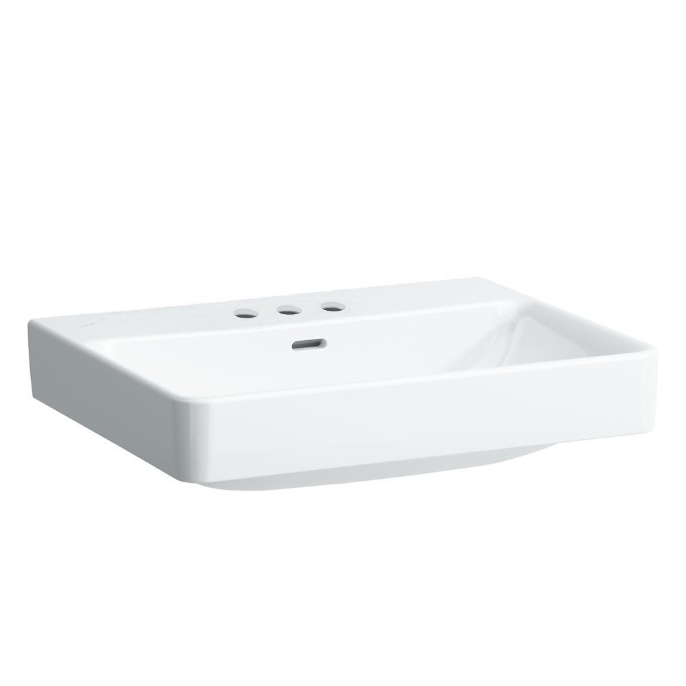 Laufen Pro S Trojotvorové umývadlo 60 x 46,5 cm, LCC biela H8169634001081