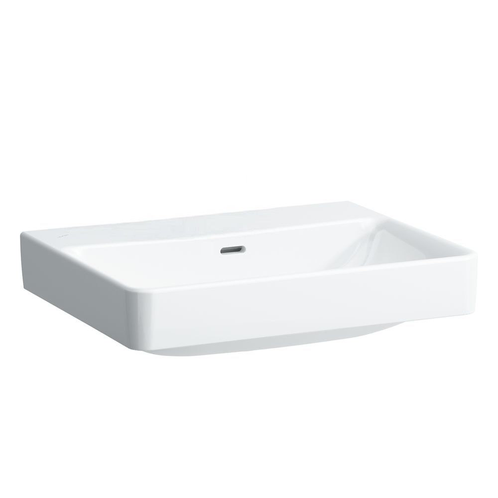 Laufen Pro S Umývadlo s výrezom 60 x 46,5 cm bez otvoru, LCC biela H8169634001091