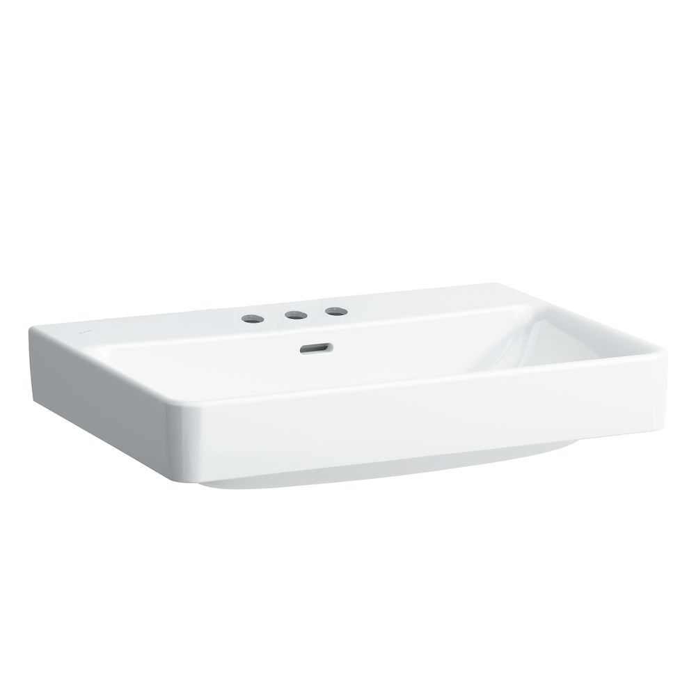 Laufen Pro S Trojotvorové umývadlo, biele 65 x 46,5 cm H8169640001081