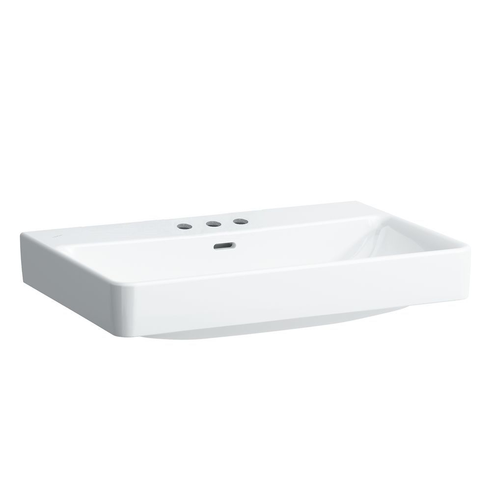 Laufen Pro S Trojotvorové umývadlo 70 x 46,5 cm, biele H8169670001081