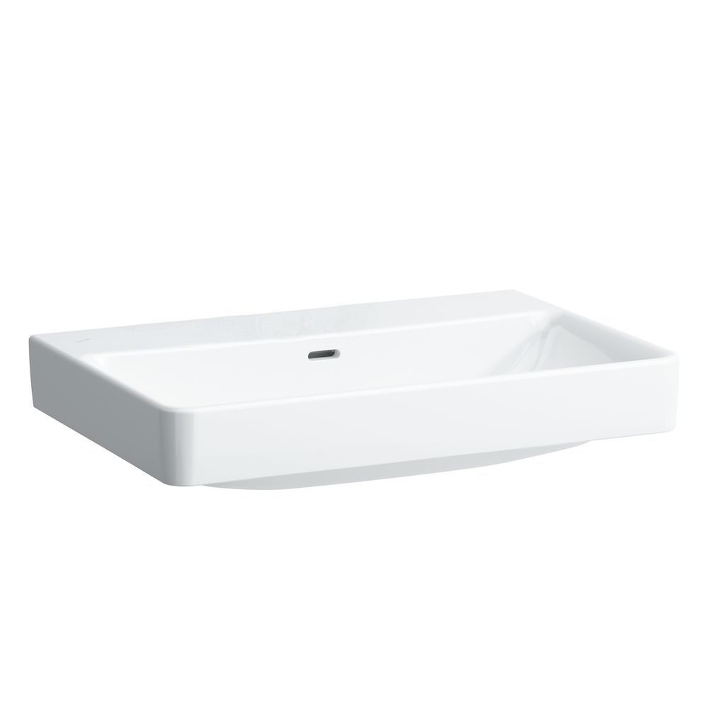 Laufen Pro S Umývadlo s výrezom 70 x 46,5 cm bez otvoru, biele H8169670001091