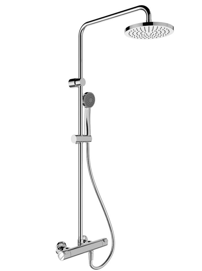 Laufen Citypro Sprchový systém s termostatickou batériou, chróm HF500957100600