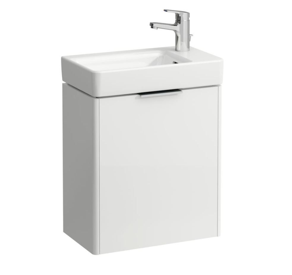 Laufen Spodná skrinka pod umývadlo 46 cm, závesy vpravo, biela lesklá H4021021102611