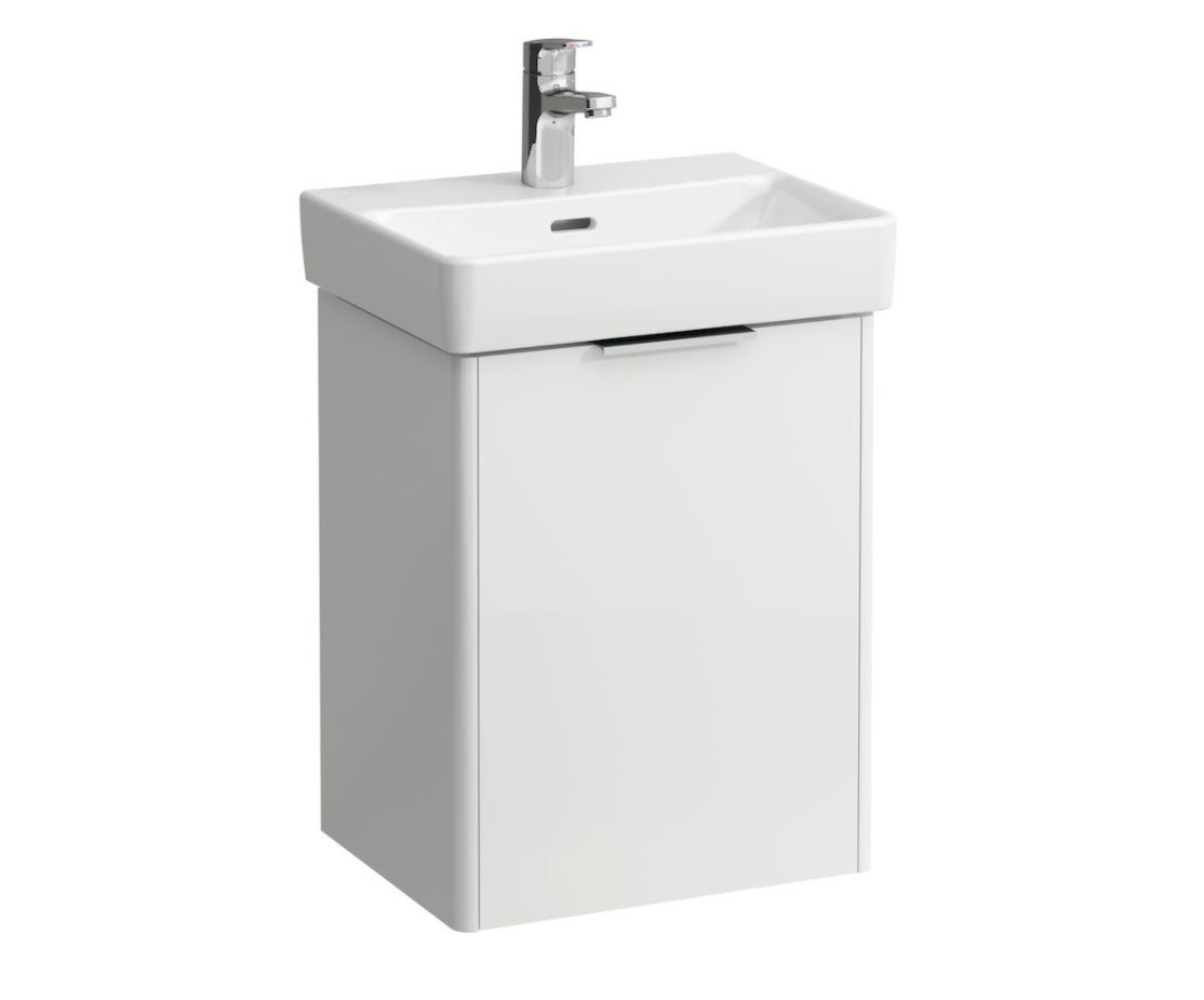 Laufen Spodná skrinka pod umývadlo 41,5 cm, závesy vpravo, biela lesklá H4021121102611