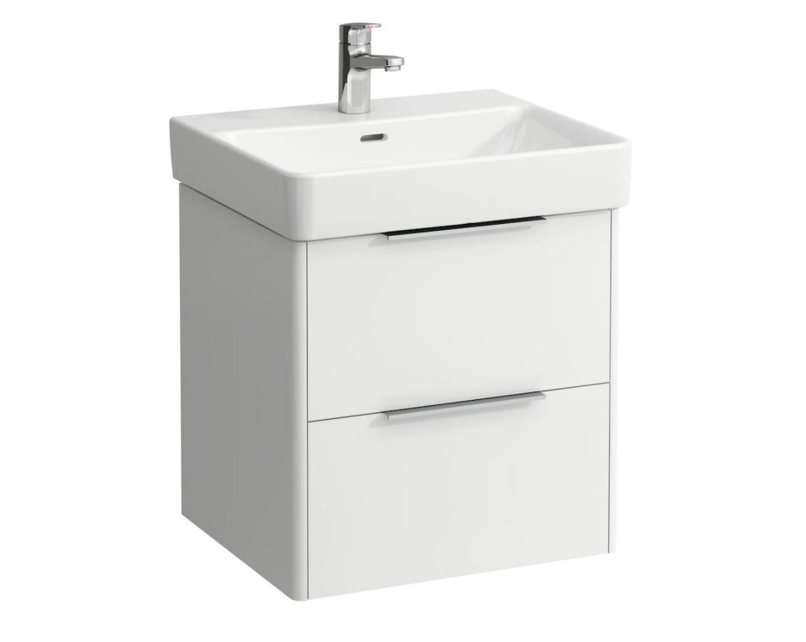 Laufen Spodná umývadlová skrinka 52 cm, 2 zásuvky, biela lesklá H4021721102611