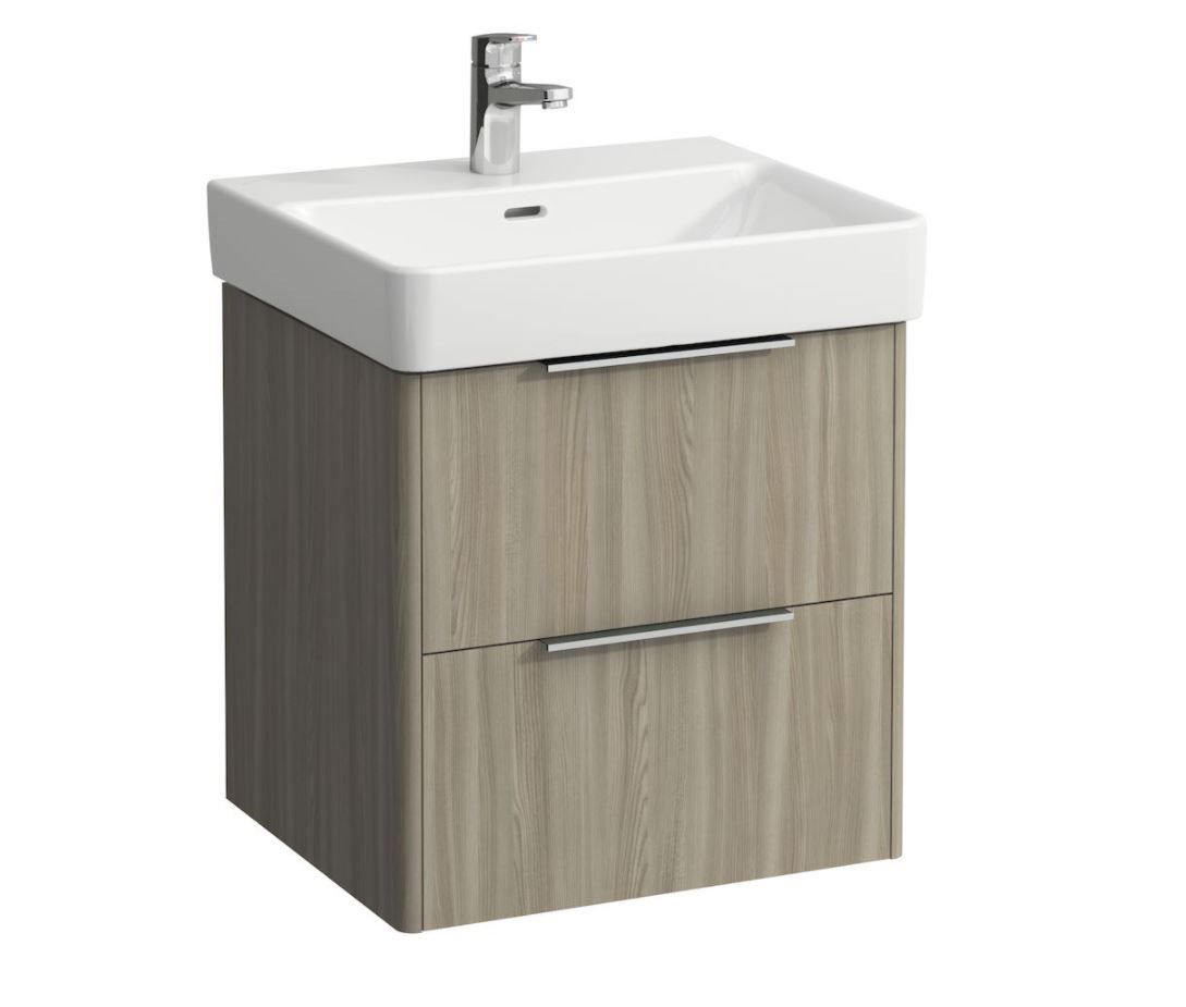 Laufen Základná skrinka pod umývadlo 52 cm, 2 zásuvky, svetlý jilm H4021721102621