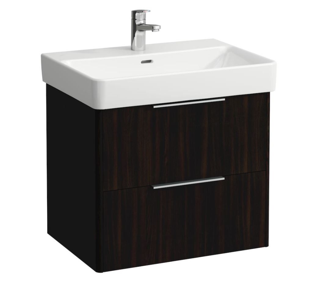 Laufen Základná skrinka pod umývadlo 61,5 cm, tmavohnedý jilm H4022921102631