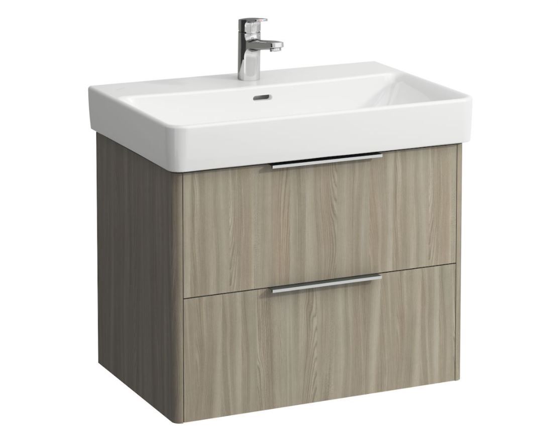 Laufen Základná skrinka pod umývadlo 66,5 cm, 2 zásuvky, svetlý jilm H4023321102621