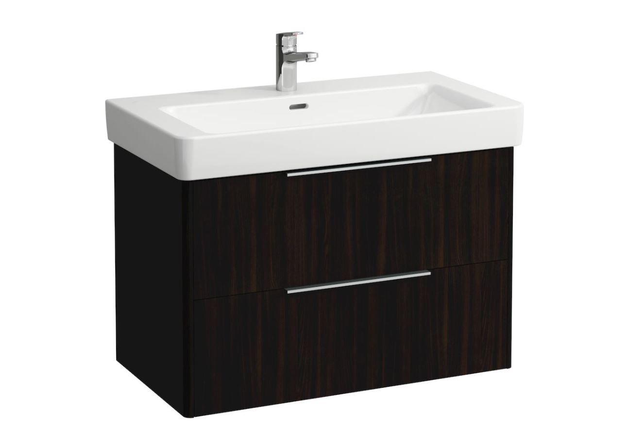 Laufen Spodná skrinka pod umývadlo 80,9 cm, tmavohnedý jilm H4023921102631