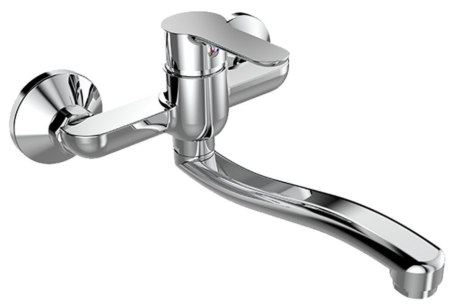 Mereo Zuna Drezová nástenná batéria, rozteč 15 cm s ramienkom 20 cm, chróm CB301Z
