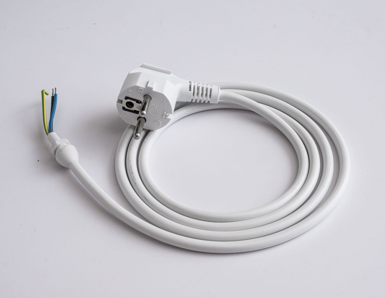 PMH EK Elektrický kábel biely 1,5 m