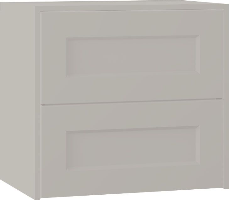 EBS Laca Umývadlová skrinka s doskou 63,2 cm, matná sivá, LACA60S