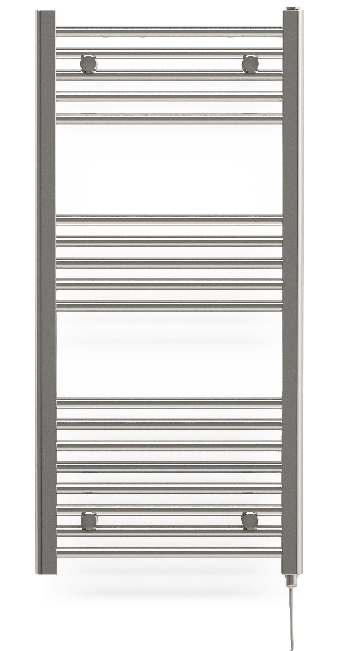 EBS LEO G50100SCR Radiátor elektrický 50x100 cm, tyč S vpravo, chrom