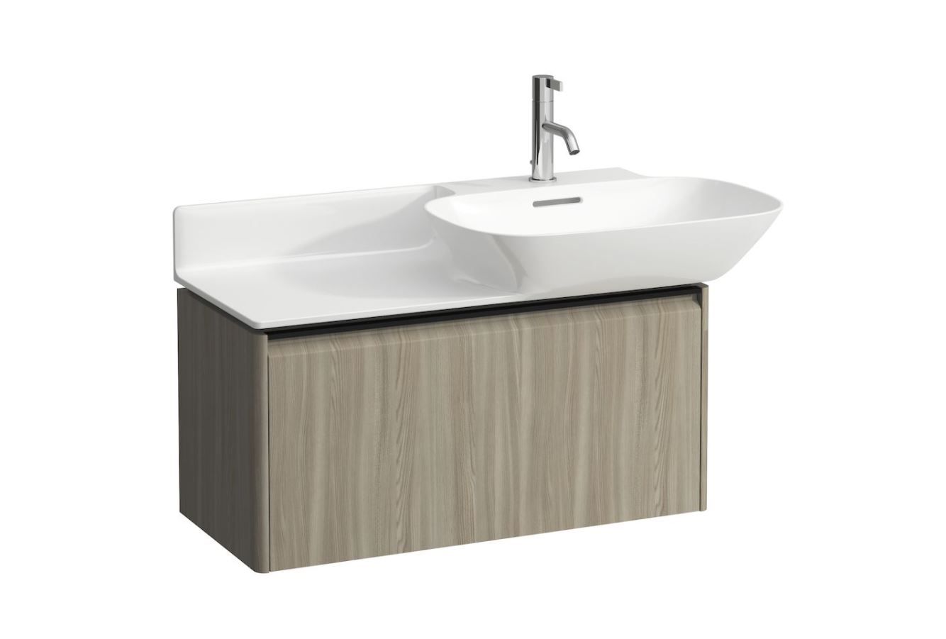 Laufen Základná skrinka pod umývadlo 76,9 cm, svetlý jilm - tmavý hliníkový držiak H4030031102621
