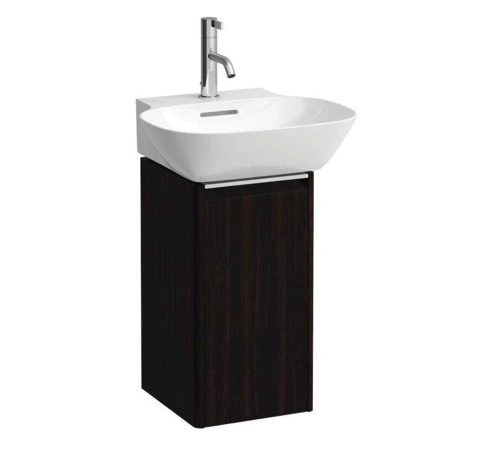 Laufen Základná skrinka pod umývadlo 27,7 cm, závesy vľavo, tmavohnedý jilm H4030111102631