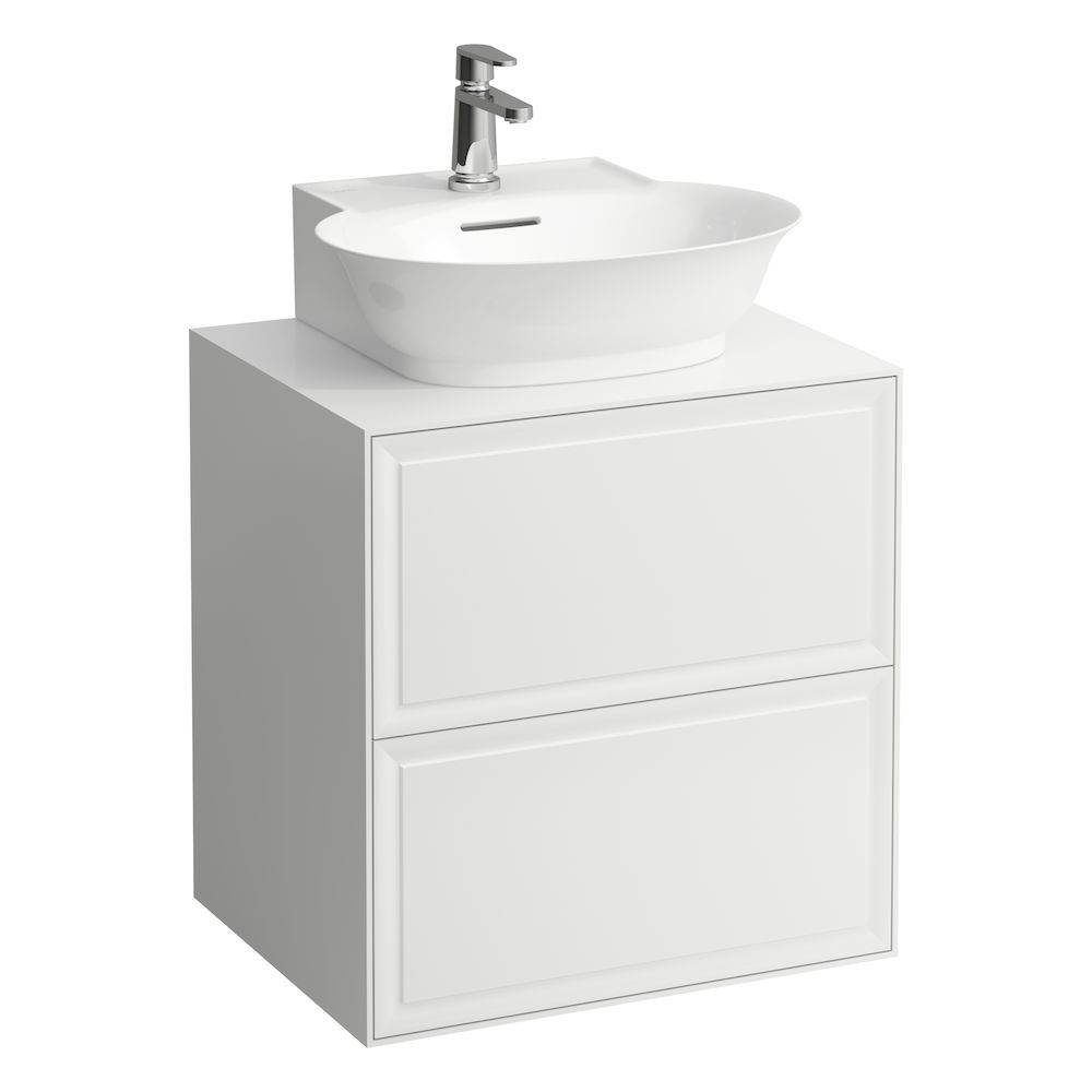 Laufen Skrinka pod umývadlo New Classic 60 cm s 2 zásuvkami, biely lesk H4060040856311