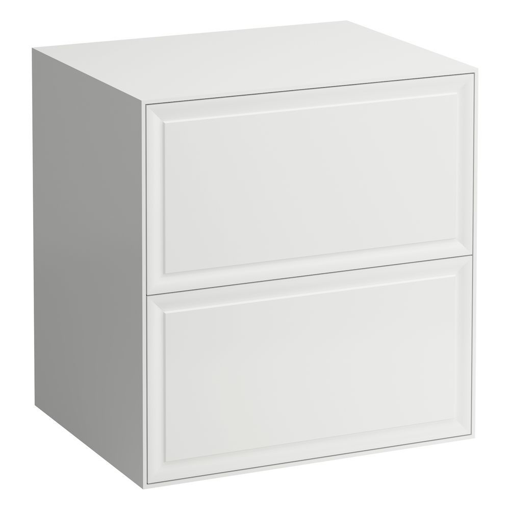 Laufen Thw New Classic Skrinka pod umývadlo 60 cm s 2 zásuvkami, bez výrezu, biela matná H406006085170