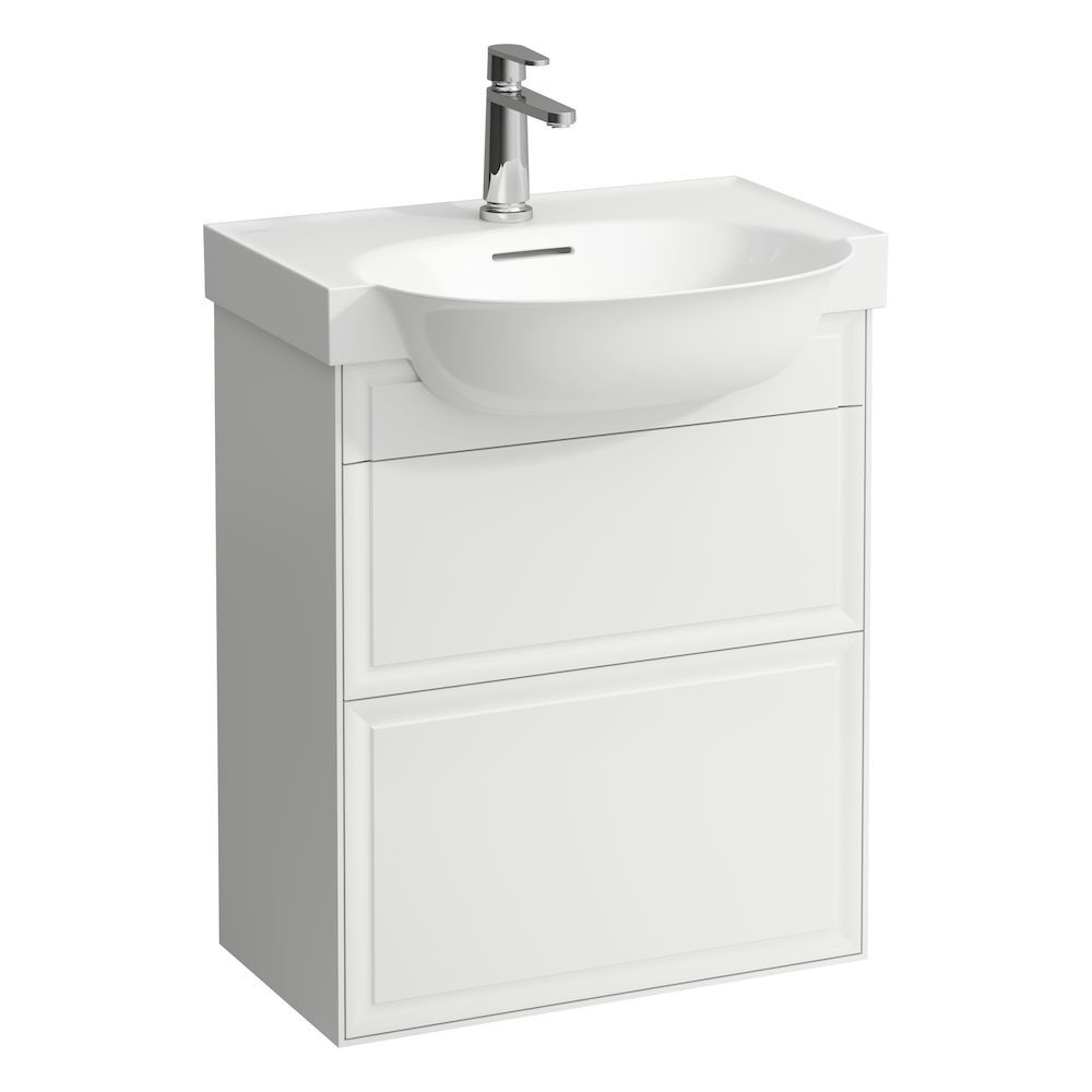 Laufen The New Classic Skrinka pod umývadlo, 2 zásuvky, biela matná H4060320851701