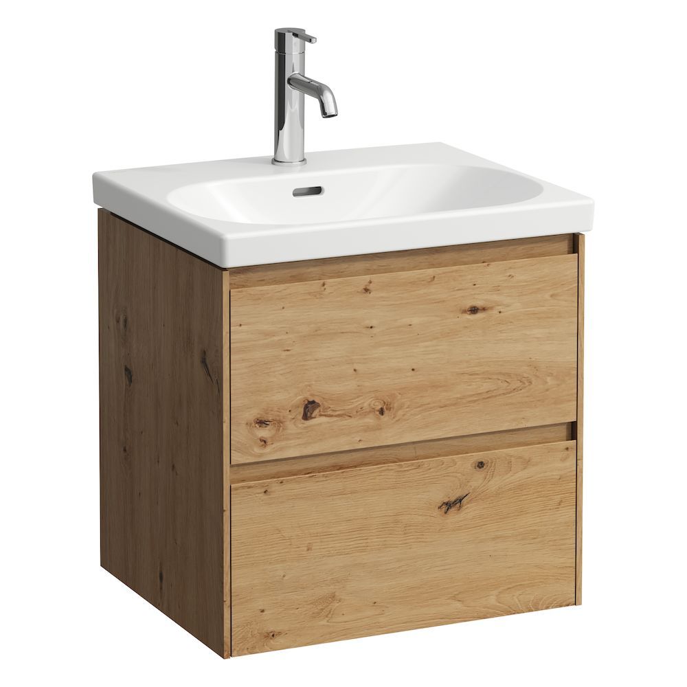 Laufen Lani Skrinka pod umývadlo, s 2 zásuvkami, 53,4 cm, divoký dub, H4035221122671