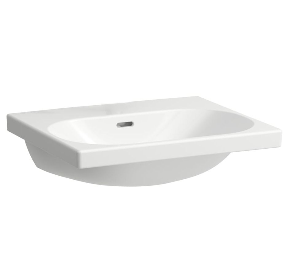 Laufen Lua Umývadlo 55 x 46 cm bez otvoru, LCC biela H8100824001091