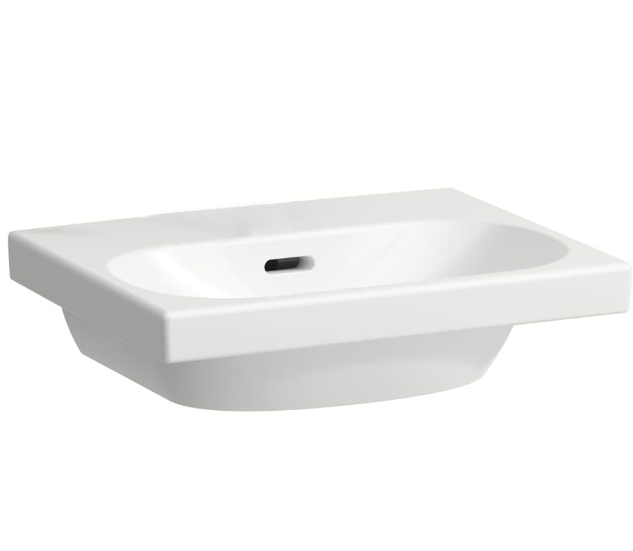 Laufen Lua Cut umývadlo 45 x 35 cm bez otvoru, LCC biela H8160804001091