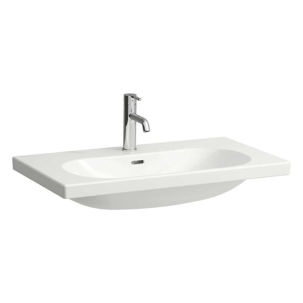 Laufen Lua Umývadlo s leštenou spodnou časťou 80 x 46 cm, biele H8160870001041